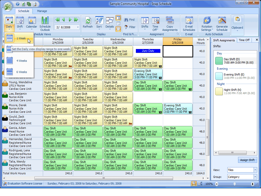 Snap Schedule Employee Scheduling Software