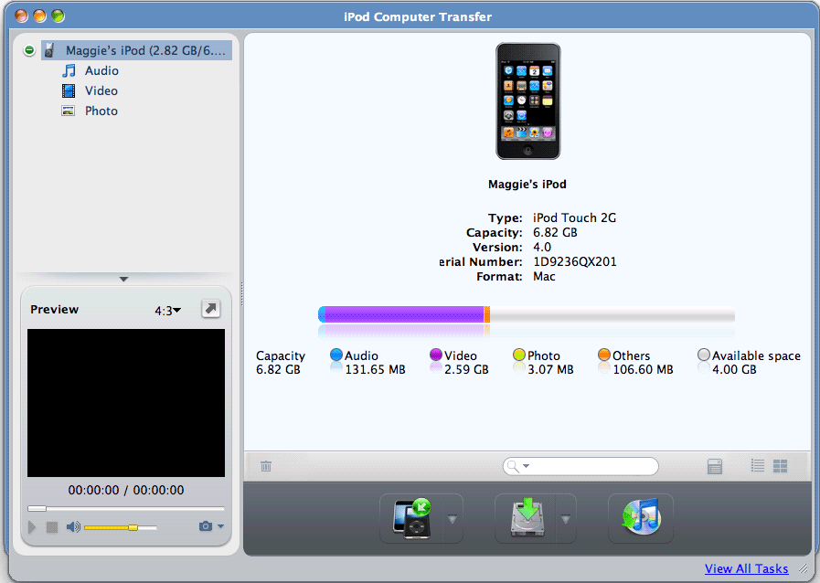 ImTOO iPod Computer Transfer for Mac