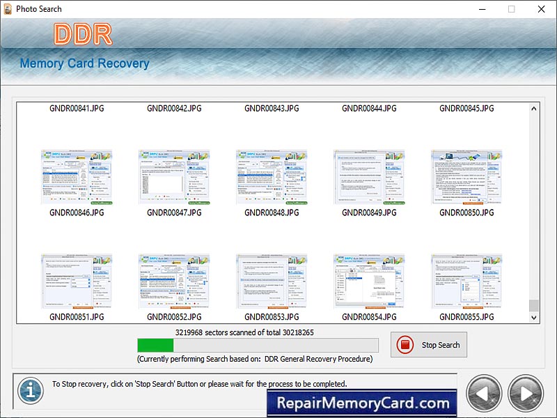 Memory Card Data Recovery Tool