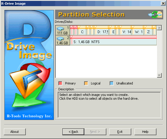 !R-Drive Image Hard Disk Backup Software