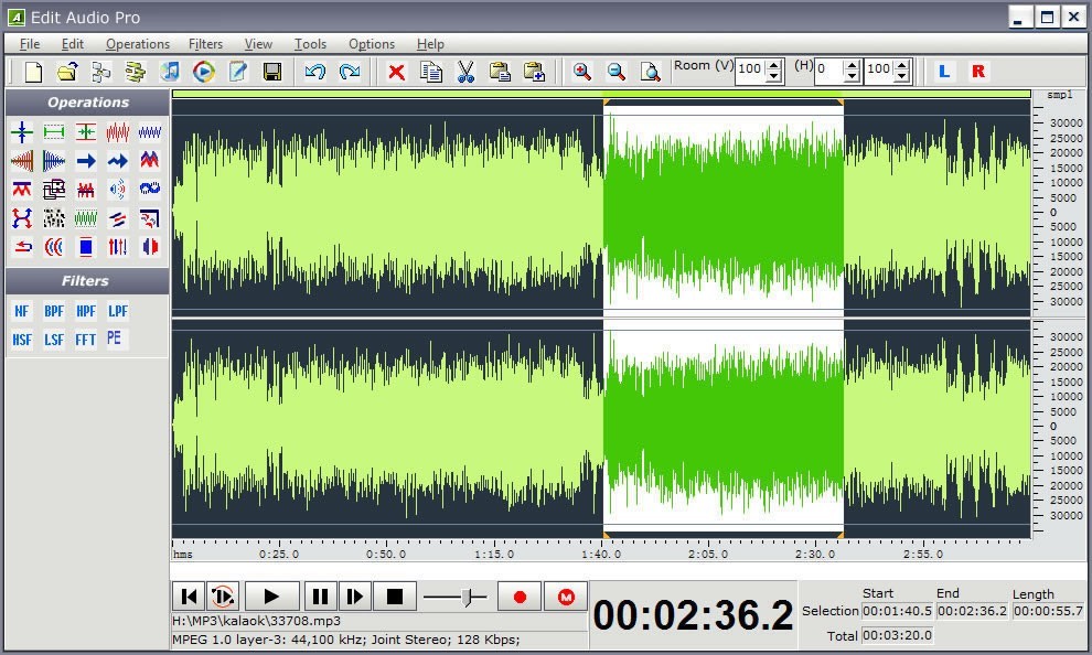 Edit Audio Pro