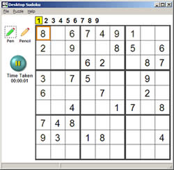 Deskop Sudoku