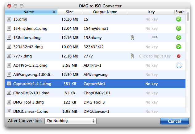Aolor DMG to ISO Converter for Mac
