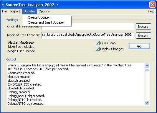 SourceTree Analyzer 2002