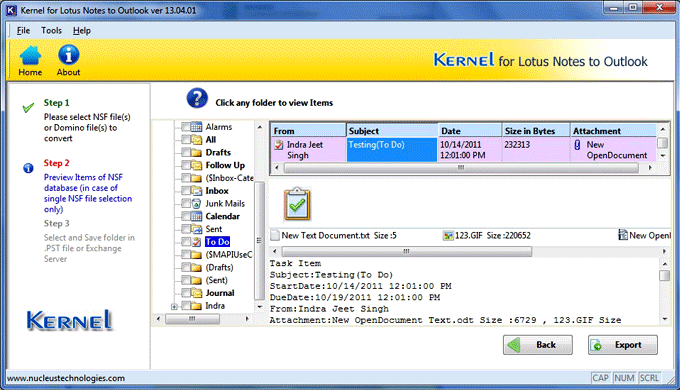 Lotus Notes to Outlook Conversion