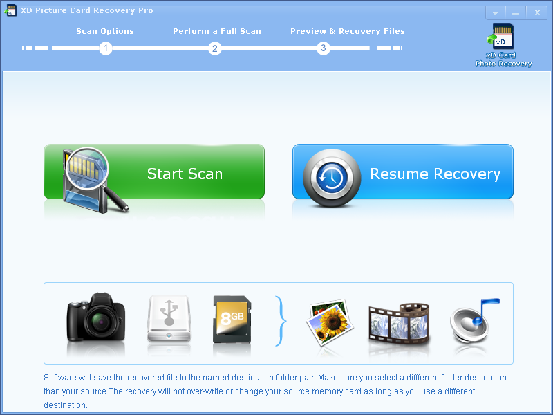 XD Picture Card Recovery Pro