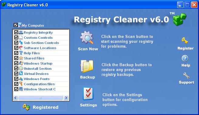 ! - Registry Cleaner