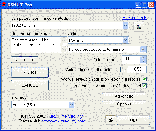 RSHUT Pro (INTERNET)