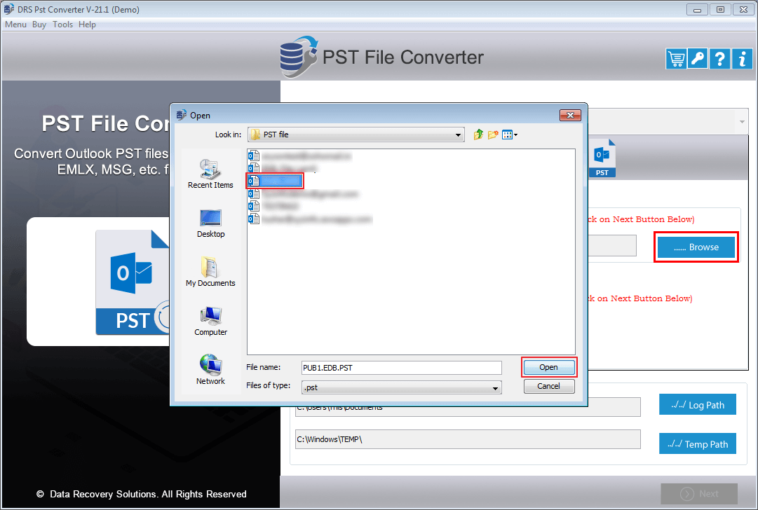 MigrateEmails PST File Converter Tool