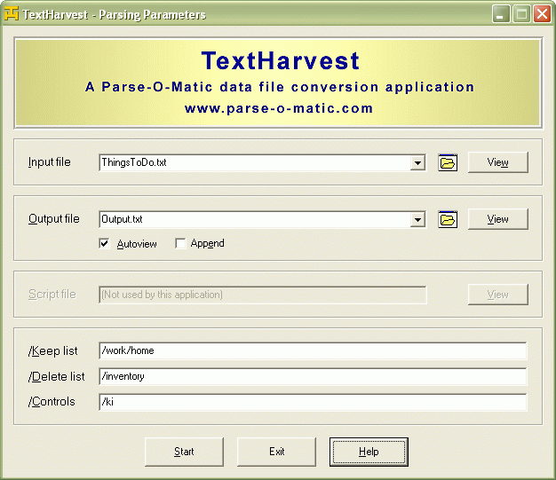 TextHarvest