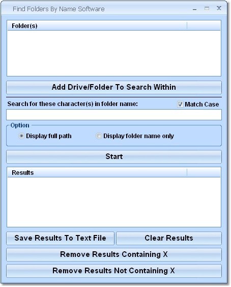 Find Folders By Name Software