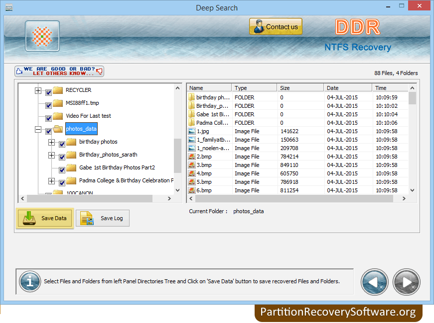 Recover Data from NTFS Partition