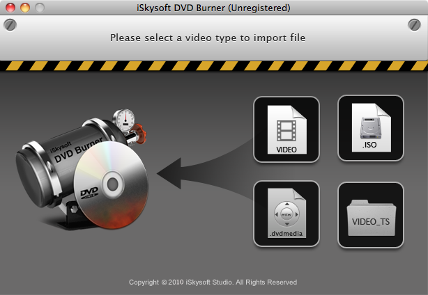 iSkysoft DVD Burner for Mac