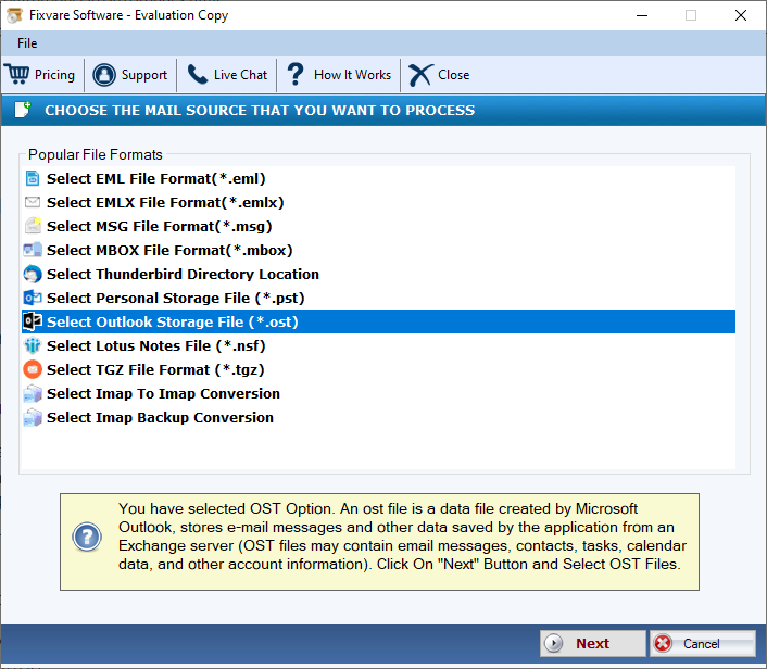 FixVare OST to HTML Converter