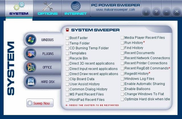 PC Power Sweeper