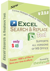 Excel Search and Replace Tool