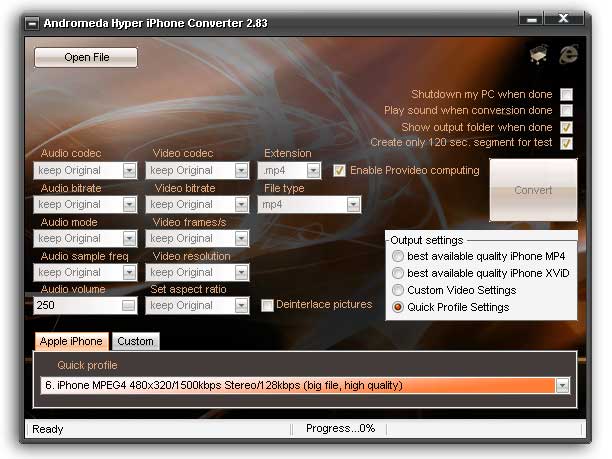 Andromeda Hyper iPhone Converter
