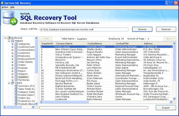 SQL File Recovery