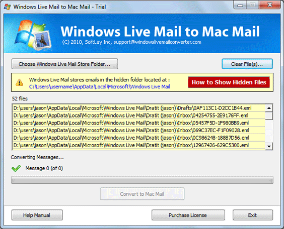 Windows Mail to Apple Mail