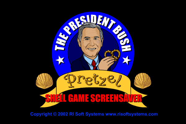 President Bush Pretzel Shell Game