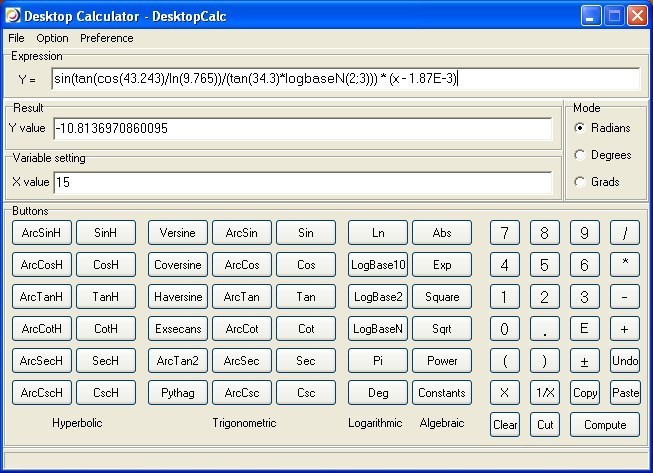 Desktop Calculator - DesktopCalc