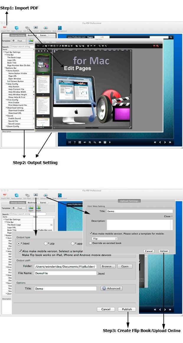 Flip PDF Professional for Mac