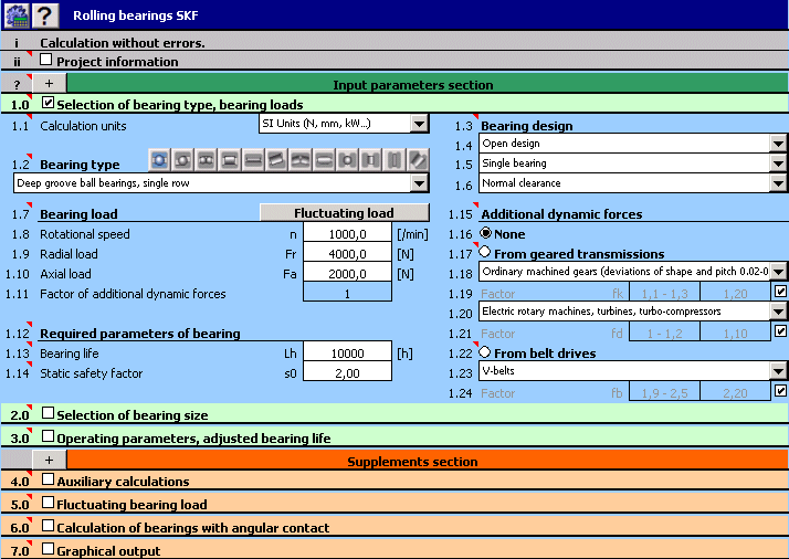 MITCalc - Rolling Bearings Calculation II
