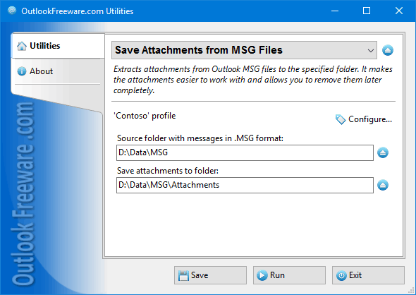 Save Attachments from MSG Files