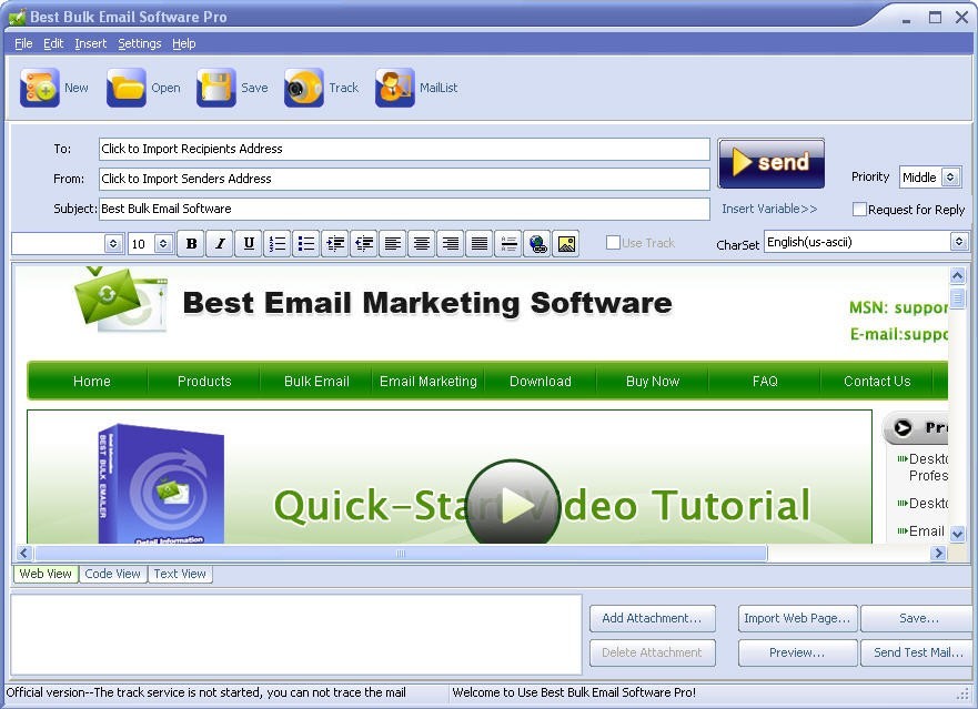 best bulk email software pro