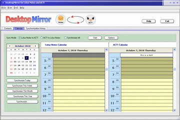 DesktopMirror for Lotus Notes and ACT!