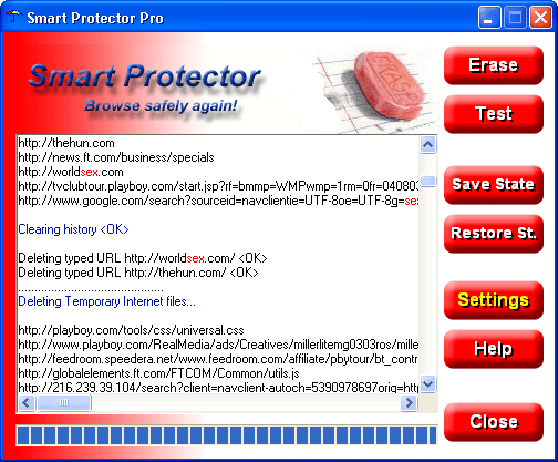 Smart Protector - Internet Eraser