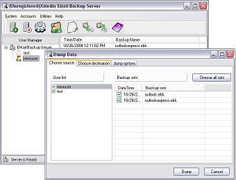 XMedia EMail Backup Enterprise Server