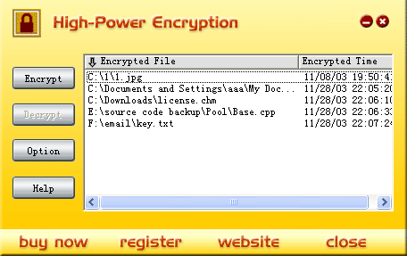 High Power Encryption
