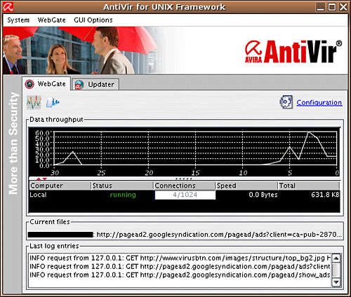 Avira AntiVir WebGate (for Linux proxy)