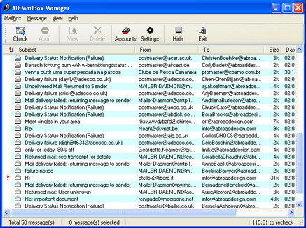 AD MailBox Manager