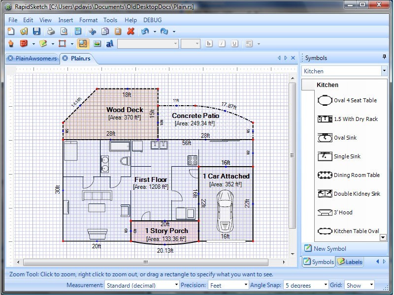 RapidSketch-Floor Plan and Area Calculator
