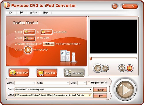 Pavtube DVD to iPod Converter