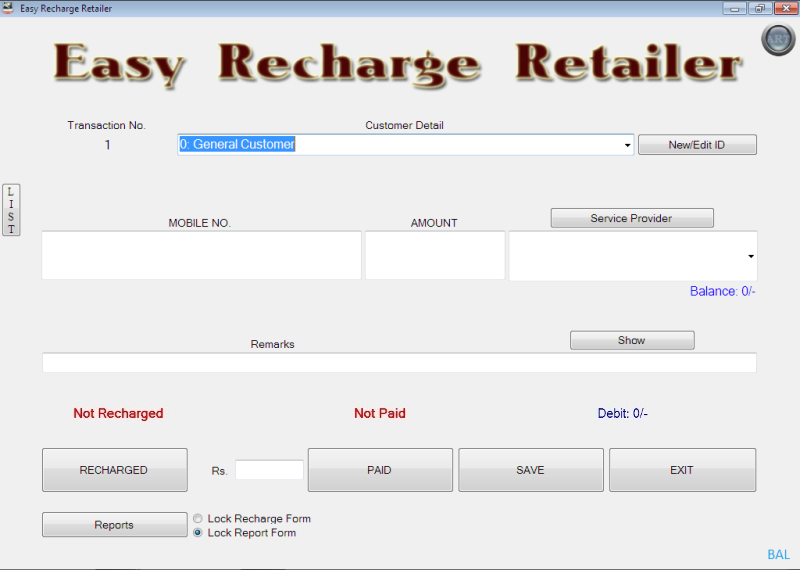 CIMSOB Easy Recharge Retailer