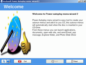 Power Autoplay menu wizard
