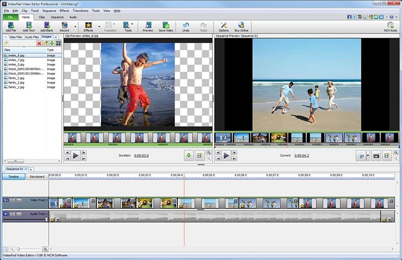 VideoPad Video Editor and Movie Maker Free