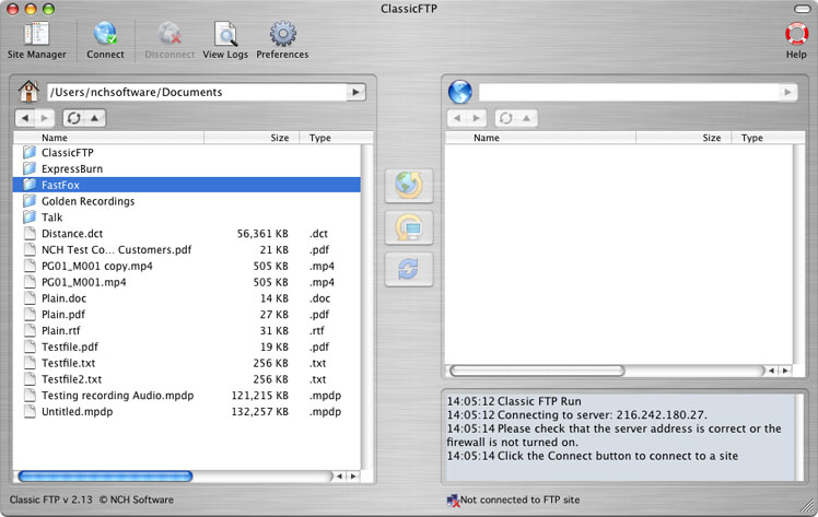 Classic FTP Plus for Mac