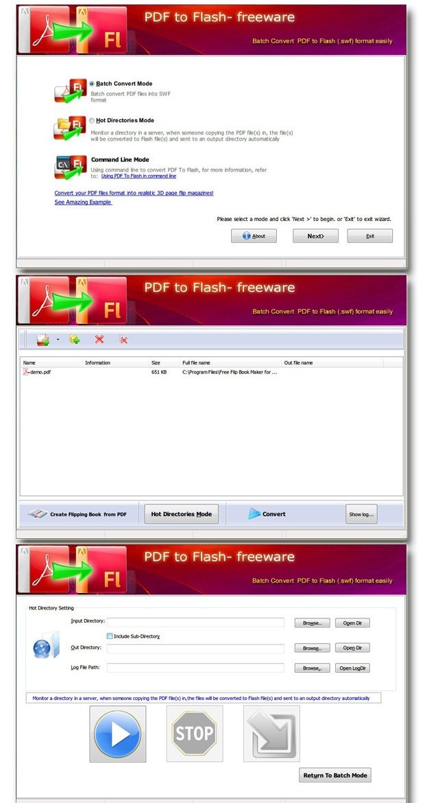 Free PDF to Page Flipping Flash