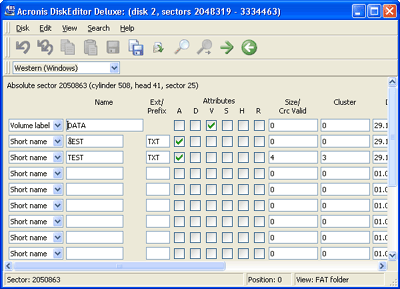 Acronis Disk Editor