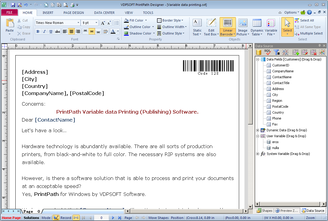 PaperPath Variable Data Publishing Software