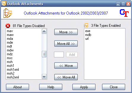 Outlook Attachments