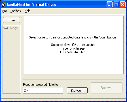 MediaHeal for Virtual Drives