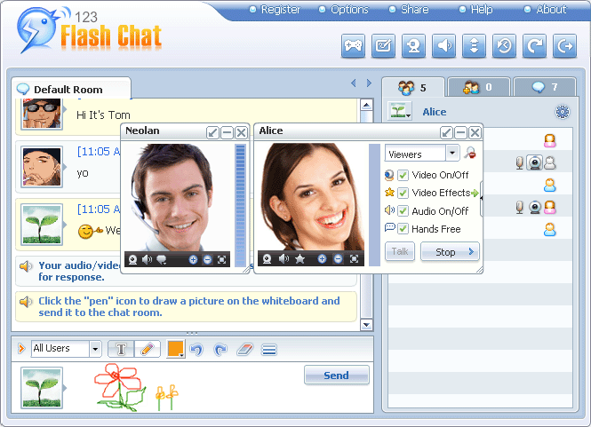 e107 Chat Plugin for 123 Flash Chat