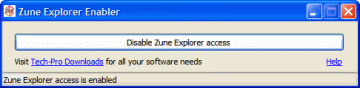 Zune Explorer Enabler