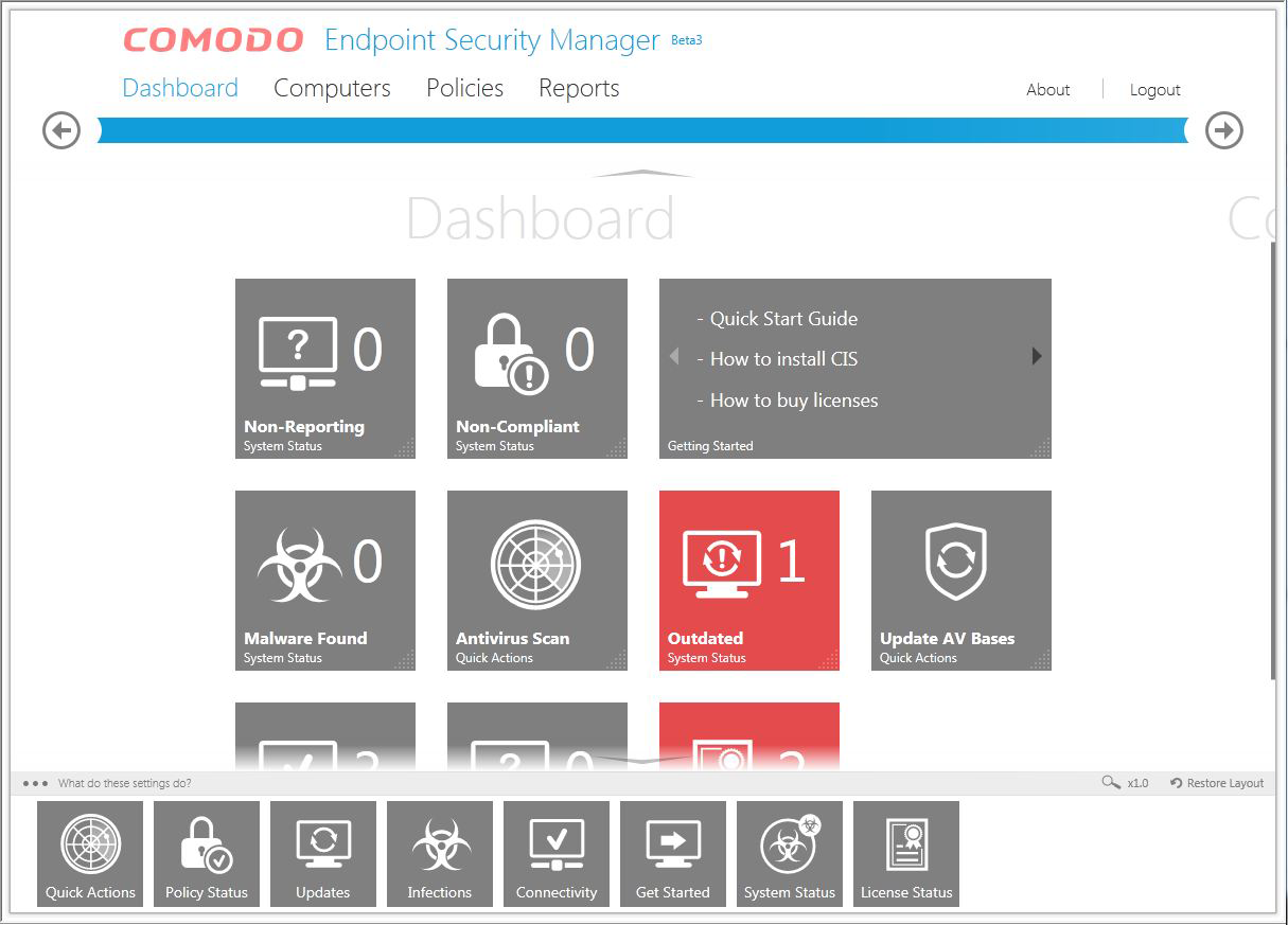 Comodo Endpoint Security Manager Business Edition
