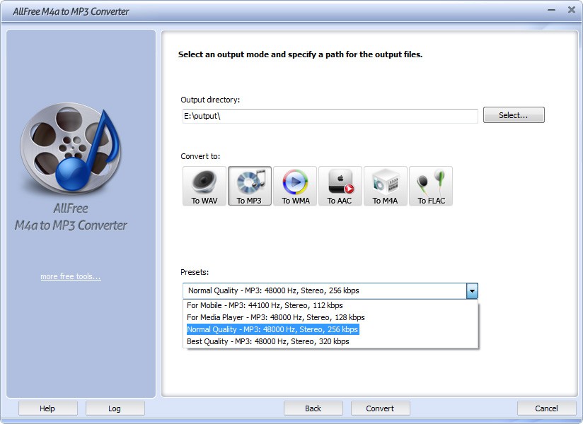 All Free M4a to MP3 Converter